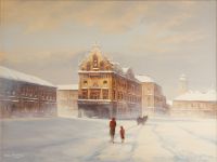 Zimowy Rynek 60x80 cm